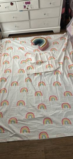 H&M Rainbow Duvet cover set Twin