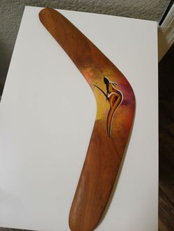 Australian Handpainted Boomerang