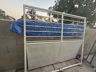 White Metal Door For Backyard Sliding Door