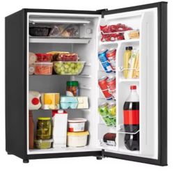3.3 cu-ft Refrigerator - Black: Compact Freezer, Energy Star Black