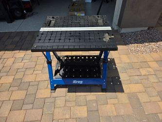 Kreg foldable work bench $150 obo