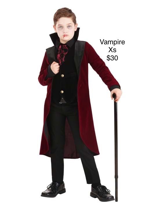 Kids Vampire Halloween Costume
