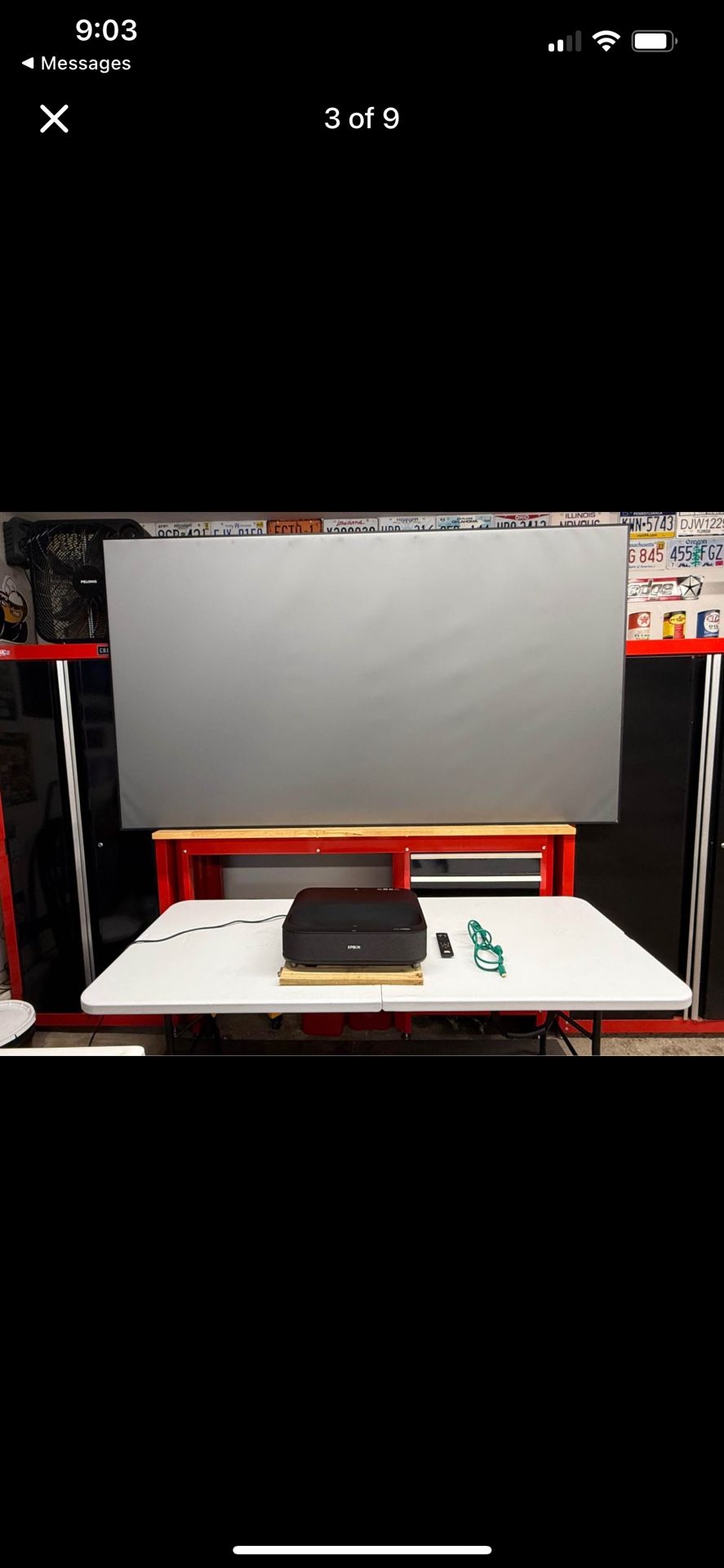 100 Inch projector Screen