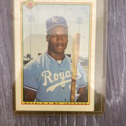 Bo Jackson & Wally Joyner Vintage Baseball Cards ⚾