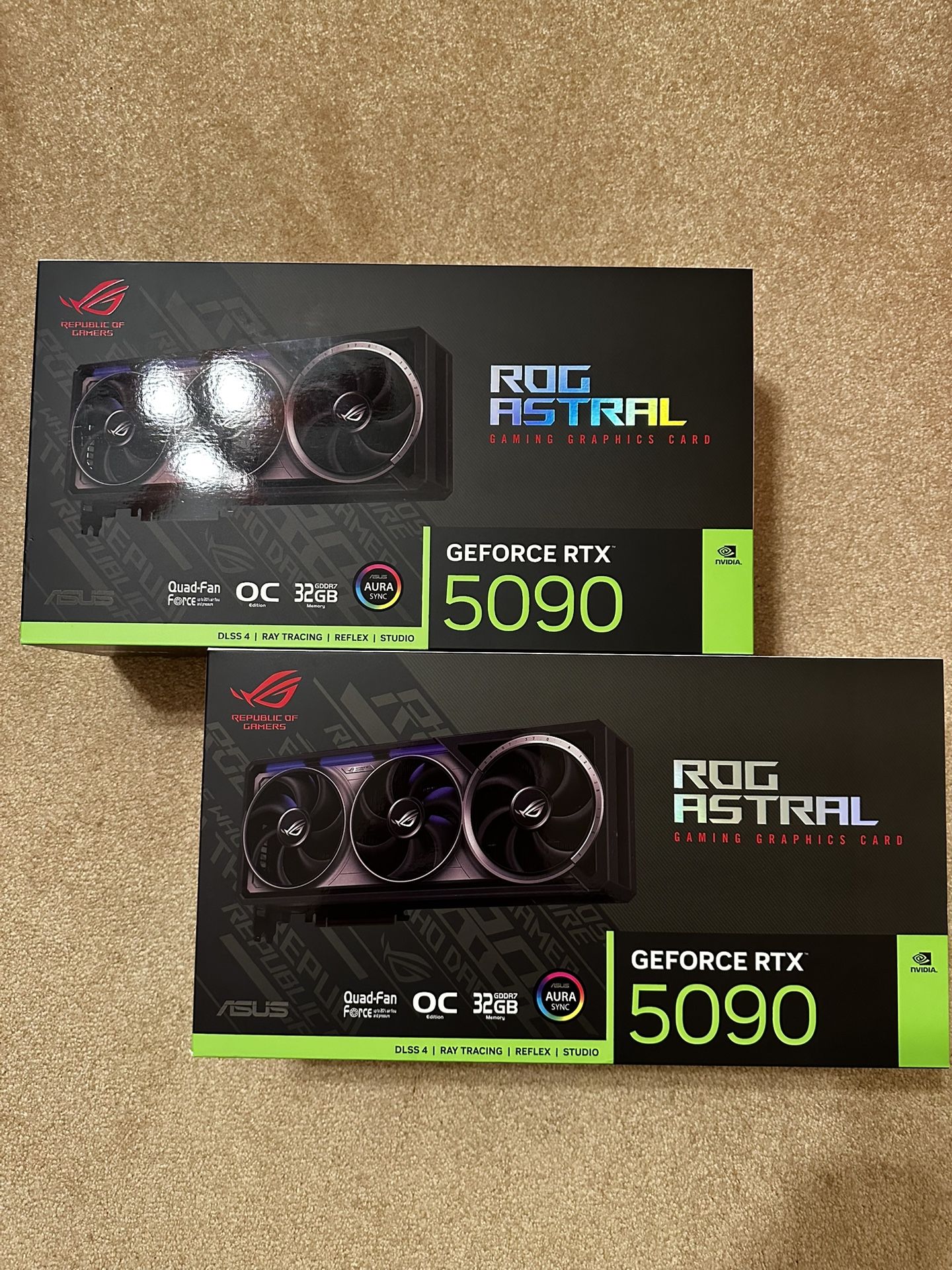 NVIDIA ROG ASTRAL 5090 OC (FACTORY SEALED)