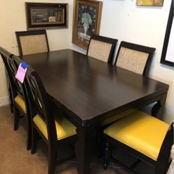 Dining Room Table With 6 Chairs 