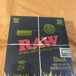 RAW National Unreflned Rolling Papers 50 Packs Per Box