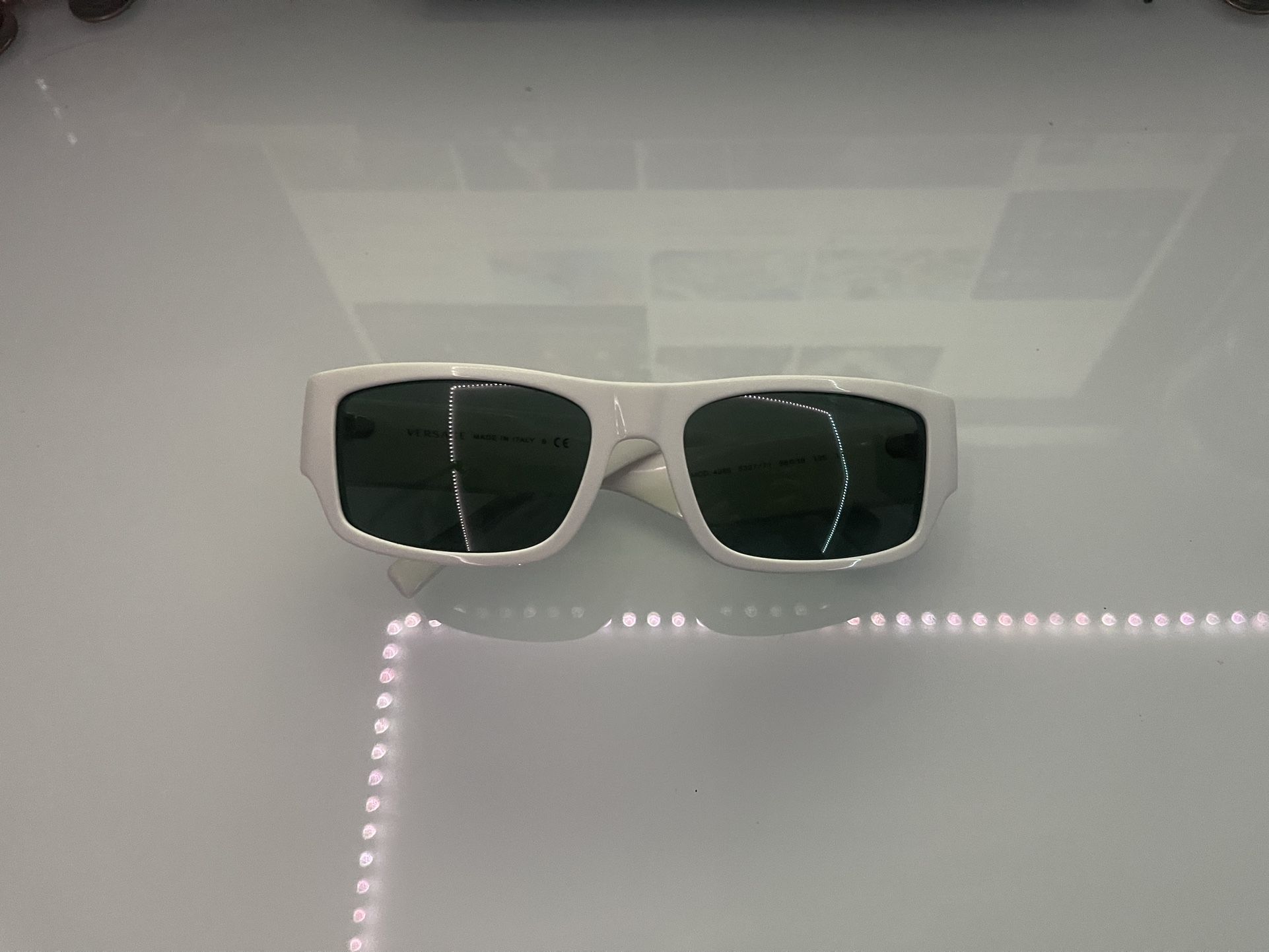Versace White Unisex Sunglasses