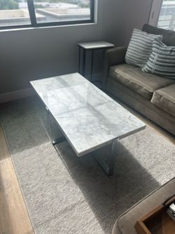 Two piece coffee table set and living room set