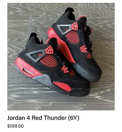 Jordan 4 Retro Thunder Size 6.5 