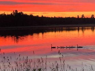 SUNSET IN MINOQUA, WI. PICTURE