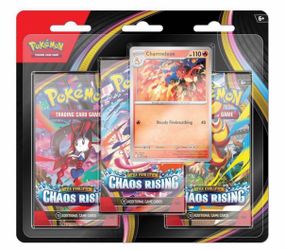 Pokémon TCG Mega Evolution Chaos Rising Three-Booster Blister
