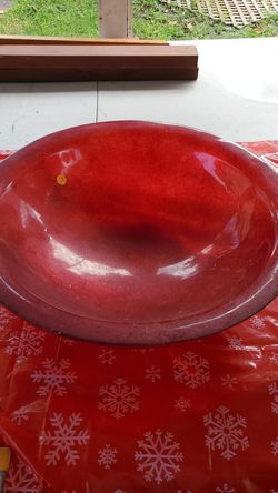 Large acrylic bowl