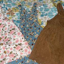 Girls Size 5 Overall Dresses 