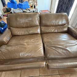 Free Leather Electric Reclining Couches 