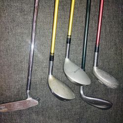 Used. Taylor Made Assorted Golf Clubs