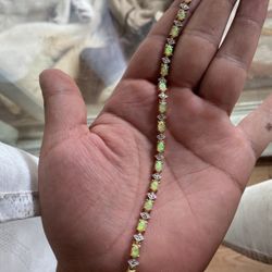 Opal Silver bracelet