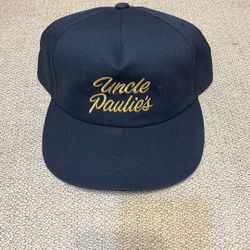 Uncle Paulie’s Navy And Gold SnapBack Hat