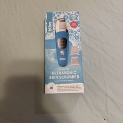 Bliss Ultrasonic Skin Scrubber – New in Box