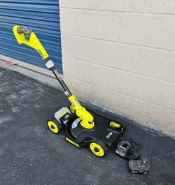 RYOBI 18V ONE+ 3-in-1 Mower String Trimmer & Edger Kit P20160 - W/ Battery