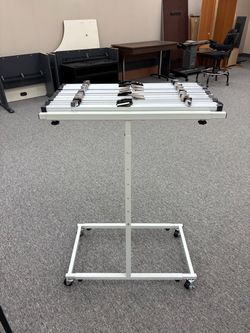 Rolling Blueprint Plan Rack on Wheels