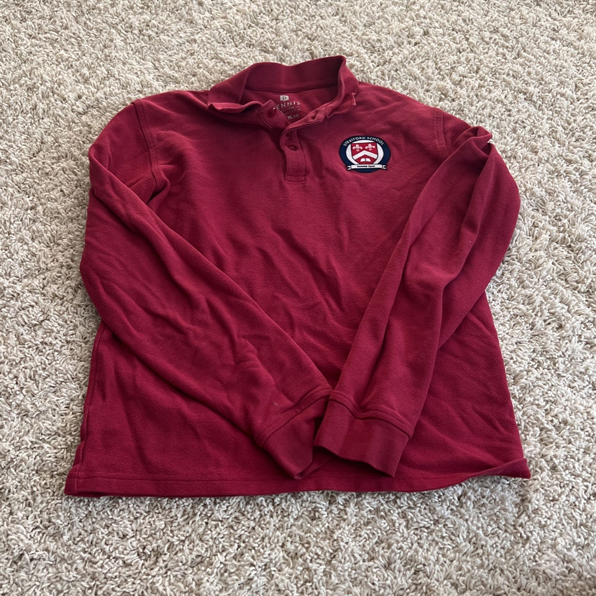 Stratford Middle School Long Sleeve Uniform Shirt