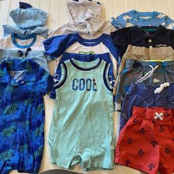 Baby Boys 12M 12-18M Summer Clothes Lot