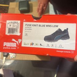 Puma Fuse Knit Blue Wns Low