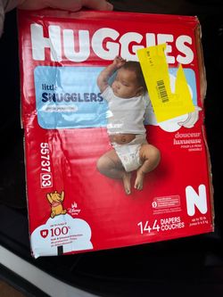 Huggies Little Snugglers Newborn Diapers 144 Count