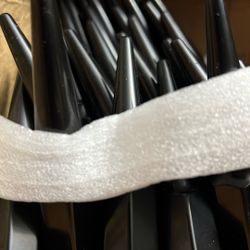 Black Spike Lug Nuts, GAsupply 32pcs 14x1.5