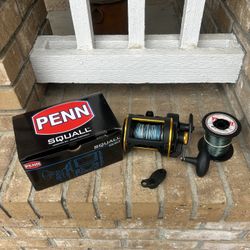 Penn Squall 60 LD Lever drag Fishing reel. Good for trolling