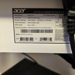 27inch Acer Monitor