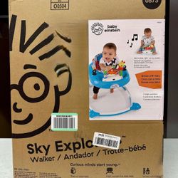 Open Box Baby Einstein Sky Explorers Baby Walker with Activity Center & Toy Station