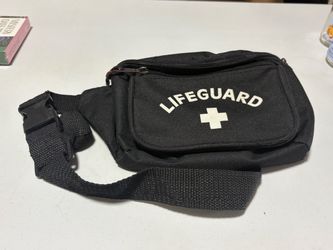 Lifeguard Black Fanny Pack Waist Bag