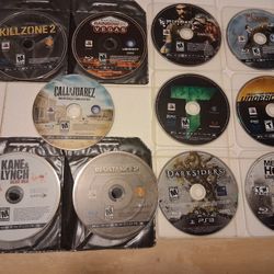 PS3 Game Discs $55 Dlls. 