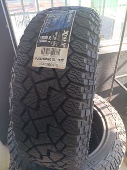 New Set of tires 275 55 20 GLADIATOR AT