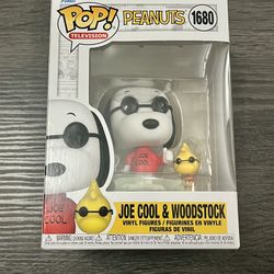 Funko Pop #1680 Joe Cool & Woodstock Peanuts Snoopy