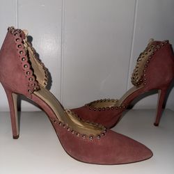 Jessica Simpson Suede Mauve Heels