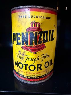 Vintage Pennzoil Oil 1 quart Can - Sealed and Unopened