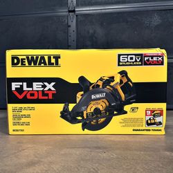 DeWalt FLEXVOLT 60V MAX 7-1/4 in. Cordless Worm Drive Style Saw with (1) 9.0Ah Battery & FAST Charger 