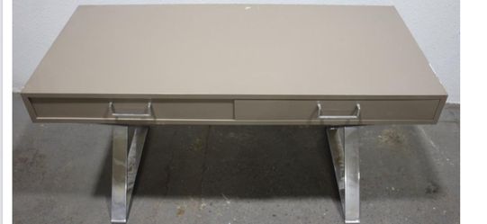 John Stuart Writing desk / Chrome Legs