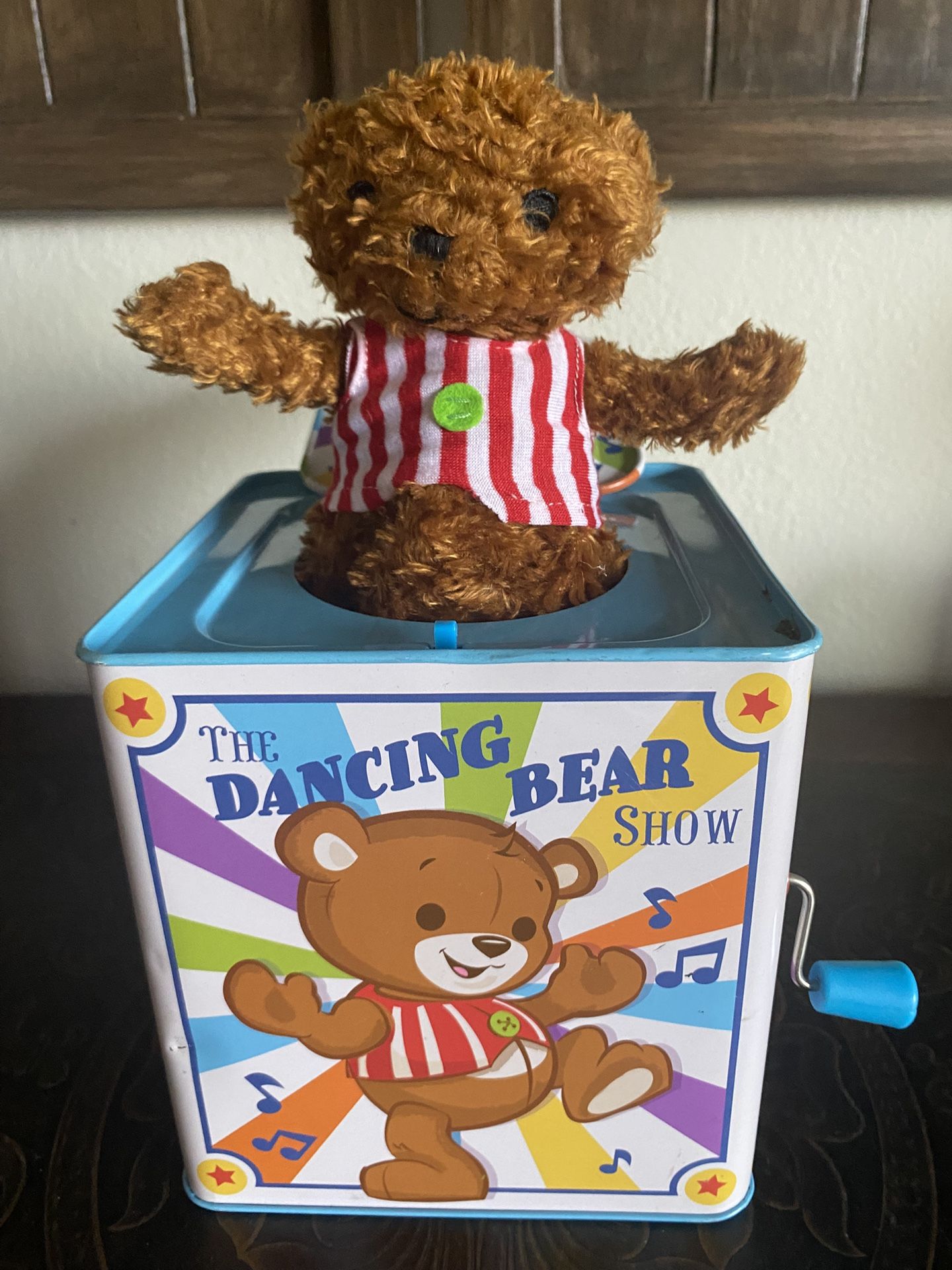 Schylling - Lil' Classics Dancing Bear Jack-In-The-Box