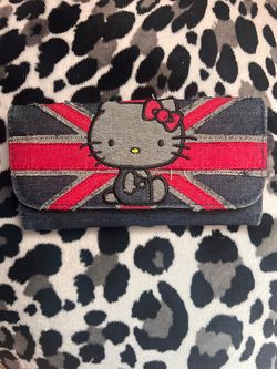 loungefly hello kitty union jack wallet