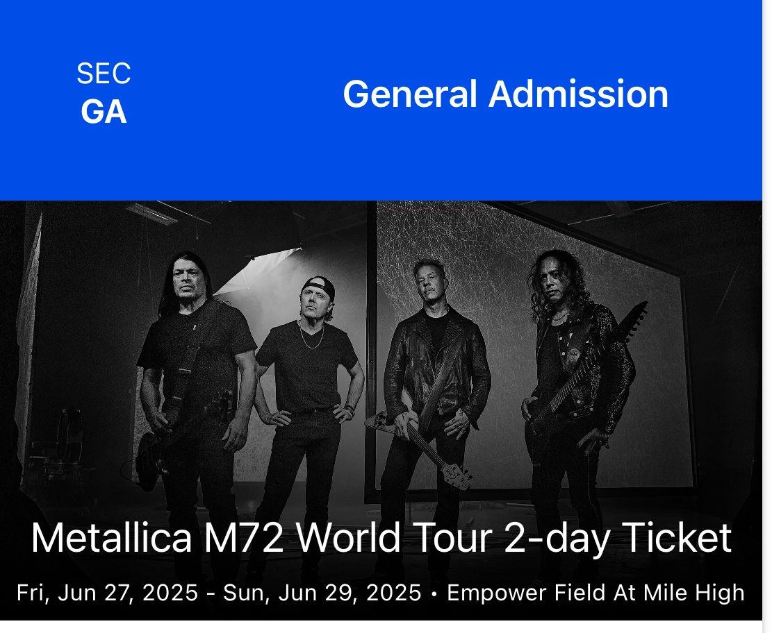 Concert Ticket 