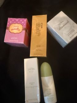 perfumes mix de jafra sweetie de niñas jafra diamantes de mujer  con desodorante gratis