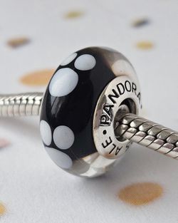 Pandora x Disney Classic Mickey Mouse Murano Charm for Pandora Bracelet