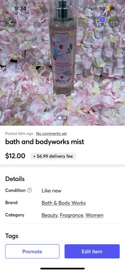 Bath And Bodyworks Mist 
