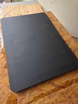 Replacement Black RV table, 26" x 37", Pole attachment hardware not included. FREE Glaze Coat included if you want to add a protective coating to it.