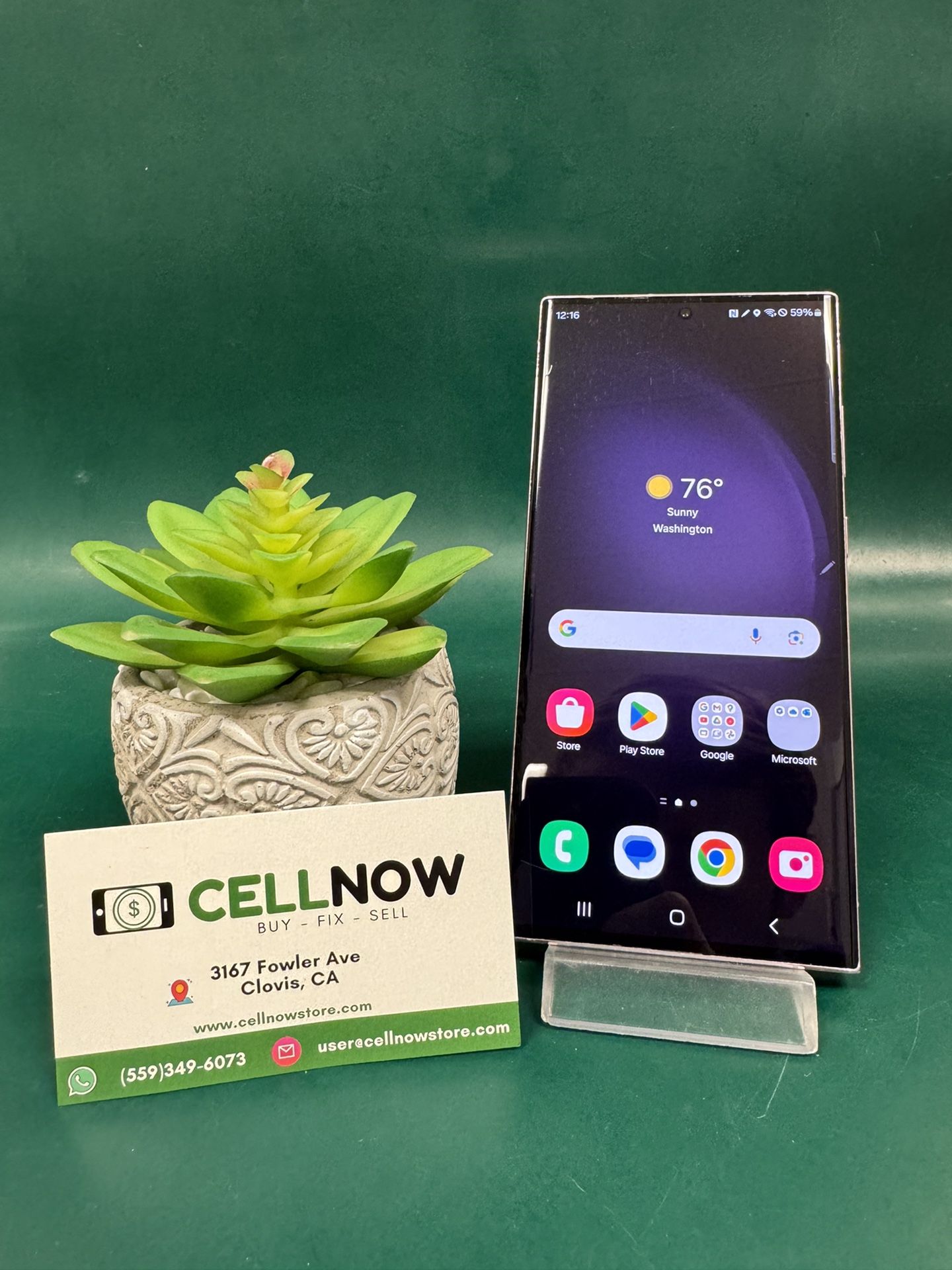 Samsung Galaxy S23 Ultra Pink Verizon 256Gb