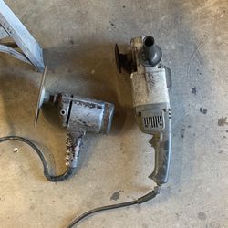 Skil 970 Heavy Duty Grinder And (unknown Mfg) Heavy Duty Grinder/buffer